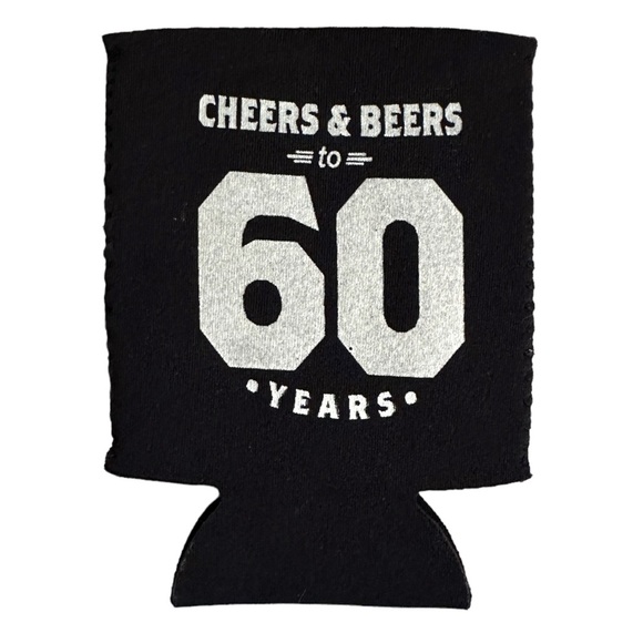 Cheers and Beers to 60 Years Can Koozie for Birthdays - Picture 13 of 14